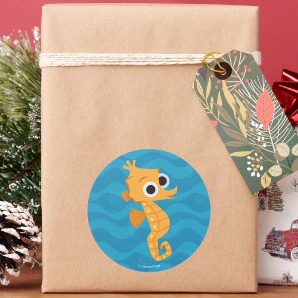 Finding_Dory___Sheldon_Classic_Round_Sticker_6 Finding Dory Sheldon Classic Round Sticker