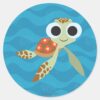 Finding_Dory___Squirt_Classic_Round_Sticker_1 Finding Dory Squirt Classic Round Sticker