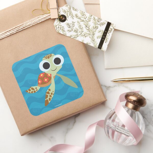 Finding_Dory___Squirt_Square_Sticker_5 Finding Dory Squirt Square Sticker