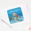 Finding Nemo Squirt Thank You Square Sticker