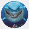 Finding_Nemo___Bruce_Grinning_Classic_Round_Sticker_1 Finding Nemo Bruce Grinning Classic Round Sticker