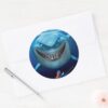 Finding_Nemo___Bruce_Grinning_Classic_Round_Sticker_3 Finding Nemo Bruce Grinning Classic Round Sticker