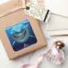 Finding_Nemo___Bruce_Grinning_Square_Sticker_5 Finding Nemo Bruce Grinning Square Sticker
