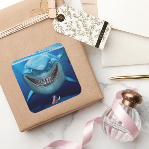Finding_Nemo___Bruce_Grinning_Square_Sticker_5 Finding Nemo Bruce Grinning Square Sticker