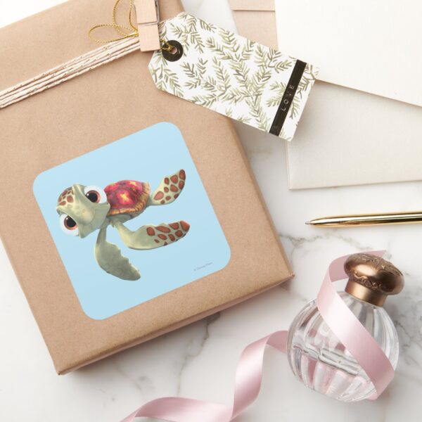 Finding_Nemo___Squirt_Floating_Square_Sticker_5 Finding Nemo Squirt Floating Square Sticker