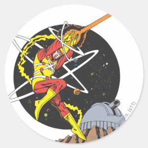 Firestorm The Nuclear Man Classic Round Sticker