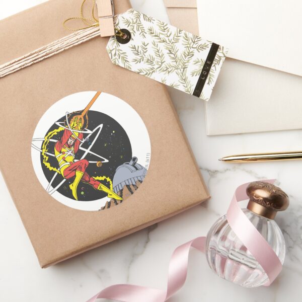 Firestorm The Nuclear Man Classic Round Sticker