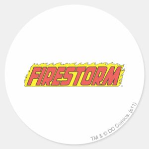 Firestorm Logo Classic Round Sticker
