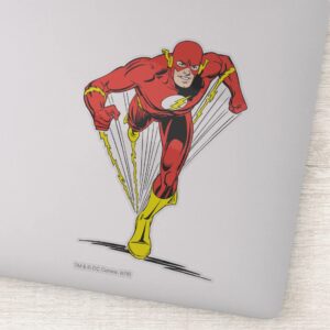 Flash Runs Forward Sticker