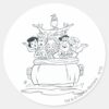 Flintstones_Families1_Classic_Round_Sticker_1 Flintstones Families1 Classic Round Sticker