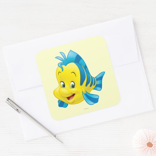 Flounder_Square_Sticker_3 Flounder Square Sticker