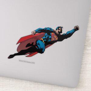 Flying To The Right Comic Sticker