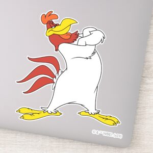 Foghorn Leghorn Arms Crossed Sticker