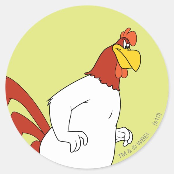 Foghorn_Leghorn_Classic_Round_Sticker_1 Foghorn Leghorn Classic Round Sticker