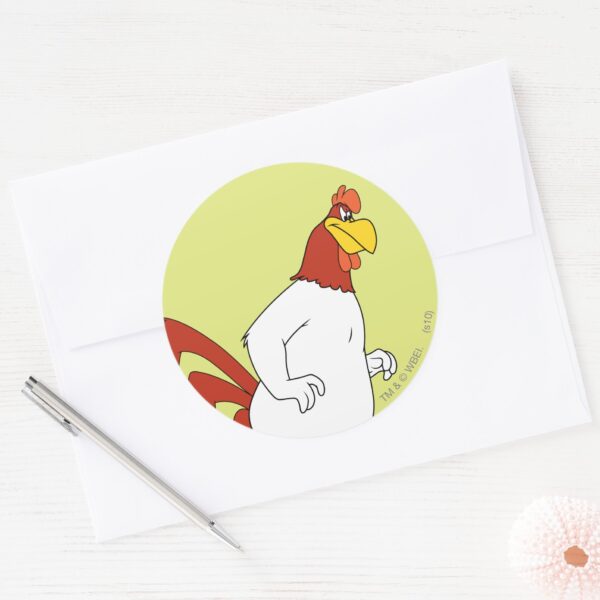 Foghorn_Leghorn_Classic_Round_Sticker_3 Foghorn Leghorn Classic Round Sticker