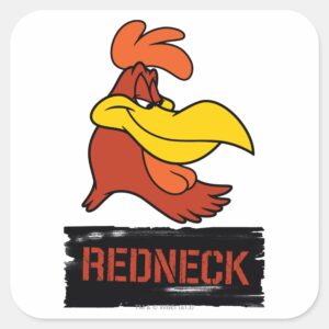 Foghorn Redneck Square Sticker
