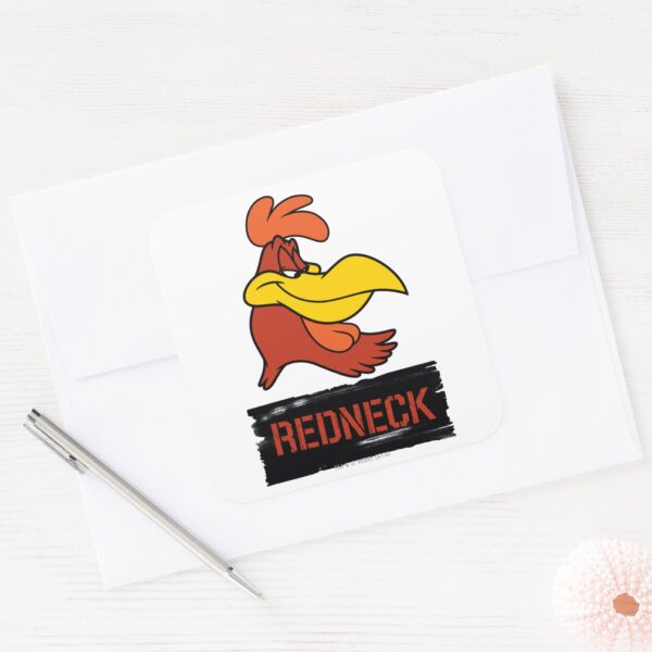 Foghorn_Redneck_Square_Sticker_3 Foghorn Redneck Square Sticker