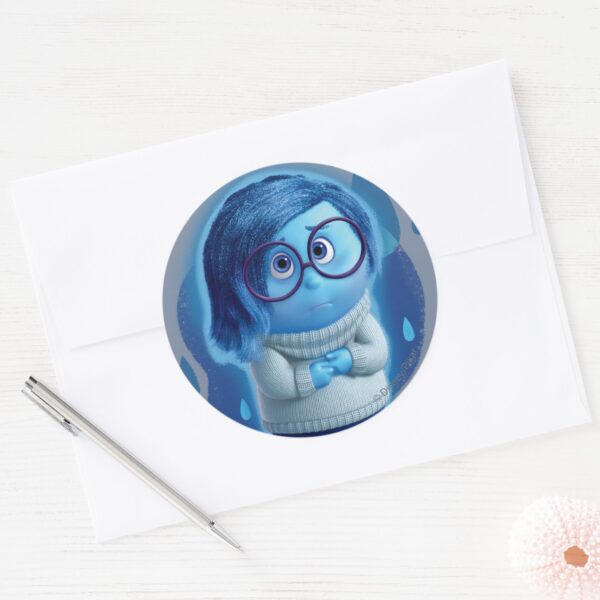 Forecast_is_for_Blue_Skies_Classic_Round_Sticker_3 Forecast Is For Blue Skies Classic Round Sticker