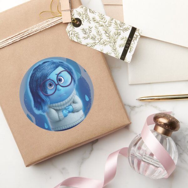 Forecast_is_for_Blue_Skies_Classic_Round_Sticker_5 Forecast Is For Blue Skies Classic Round Sticker