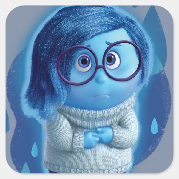 Forecast_is_for_Blue_Skies_Square_Sticker_1 Forecast Is For Blue Skies Square Sticker