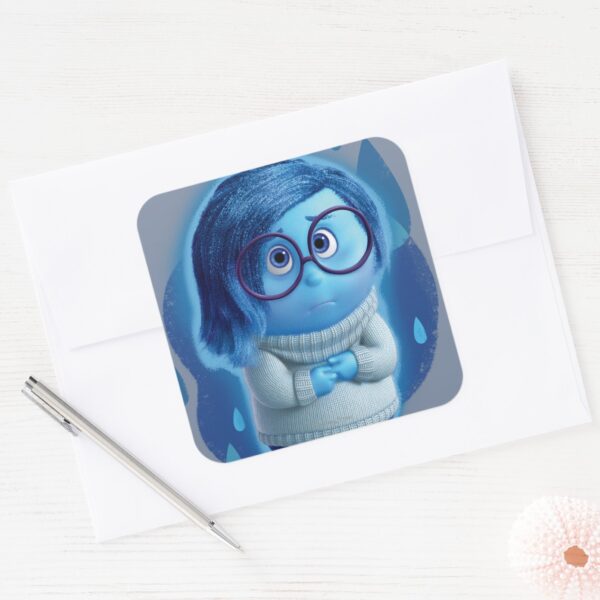 Forecast_is_for_Blue_Skies_Square_Sticker_3 Forecast Is For Blue Skies Square Sticker