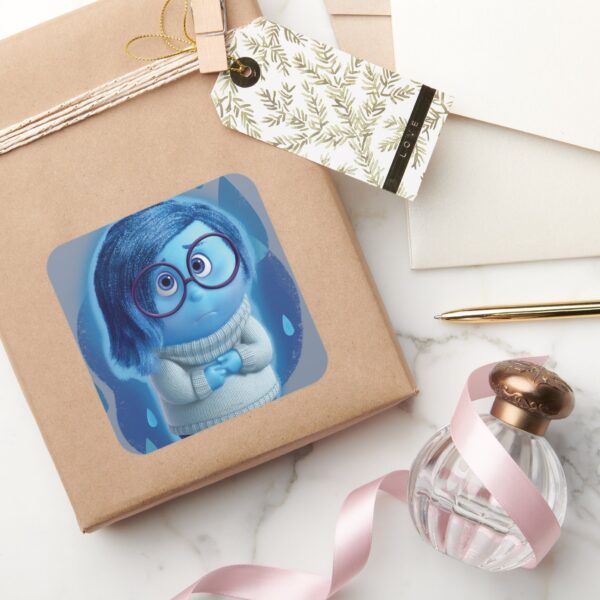 Forecast_is_for_Blue_Skies_Square_Sticker_5 Forecast Is For Blue Skies Square Sticker