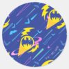 Forever_Batman_Bat_Signal_Pattern_Classic_Round_Sticker_1 Forever Batman Bat Signal Pattern Classic Round Sticker