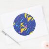Forever_Batman_Bat_Signal_Pattern_Classic_Round_Sticker_3 Forever Batman Bat Signal Pattern Classic Round Sticker