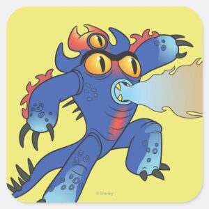 Fred_Flamethrowers_Square_Sticker_1 Fred Flamethrowers Square Sticker