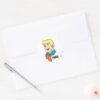 Fred Name Graphic Classic Round Sticker