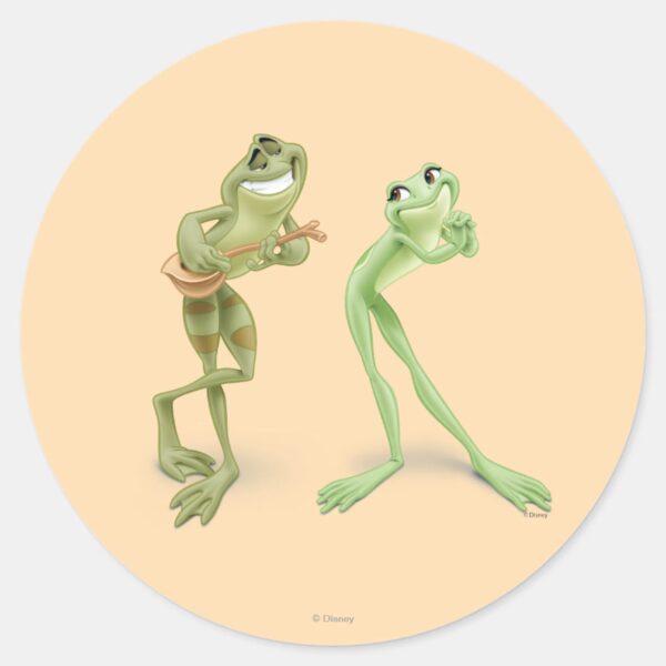 Frogs_Music_Classic_Round_Sticker_1 Frogs Music Classic Round Sticker
