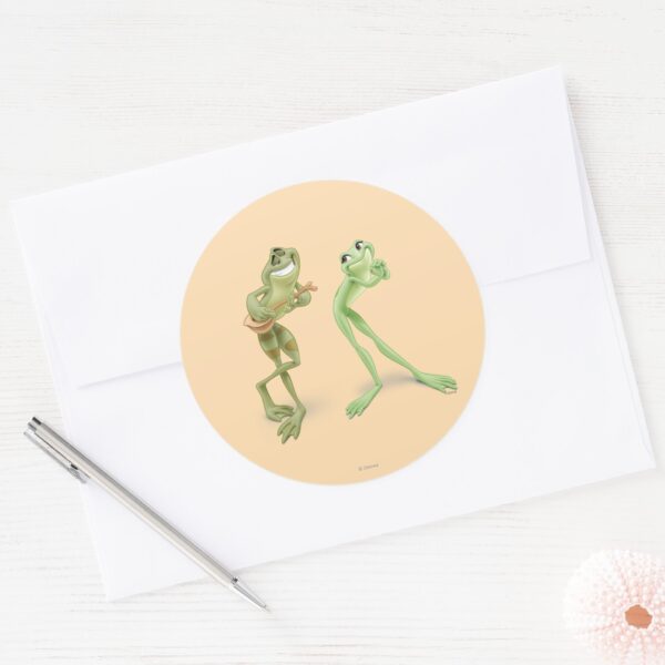 Frogs_Music_Classic_Round_Sticker_3 Frogs Music Classic Round Sticker