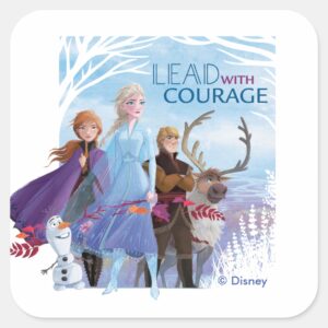 Frozen_2__Anna,_Elsa,_&_Friends___Courage_Square_Sticker_1 Frozen 2 Anna Elsa Friends Courage Square Sticker