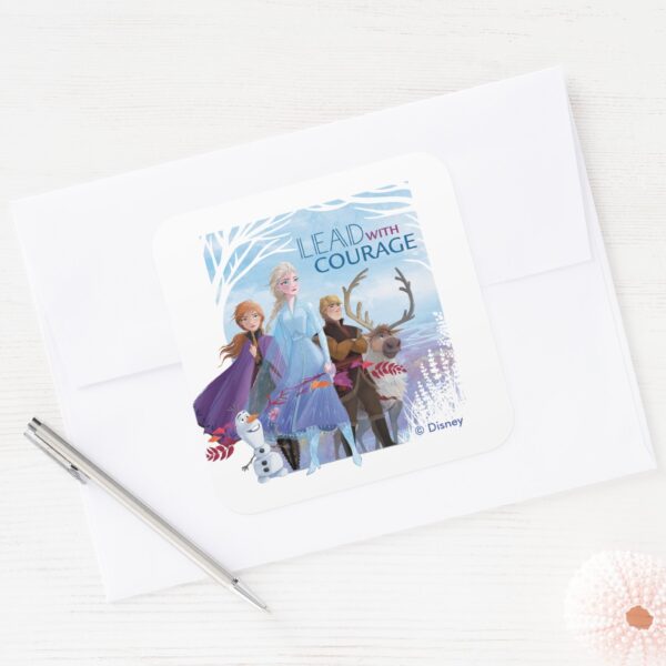 Frozen_2__Anna,_Elsa,_&_Friends___Courage_Square_Sticker_3 Frozen 2 Anna Elsa Friends Courage Square Sticker