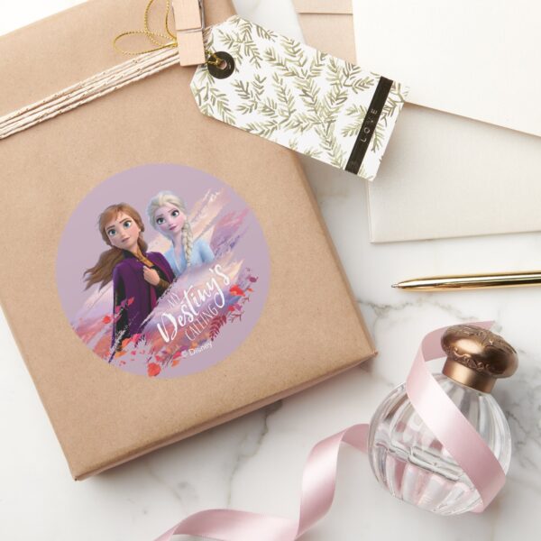 Frozen_2__Anna_&_Elsa___My_Destiny's_Calling_Classic_Round_Sticker_5 Frozen 2 Anna Elsa My Destinys Calling Classic Round Sticker