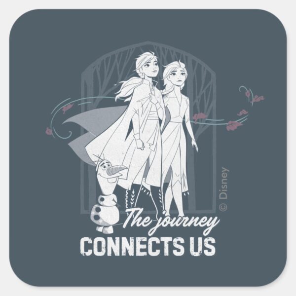 Frozen_2__Anna_&_Elsa___The_Journey_Connects_Us_Square_Sticker_1 Frozen 2 Anna Elsa The Journey Connects Us Square Sticker