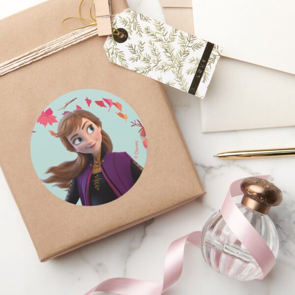 Frozen_2__Anna___Change_Is_In_The_Air_Classic_Round_Sticker_5 Frozen 2 Anna Change Is In The Air Classic Round Sticker