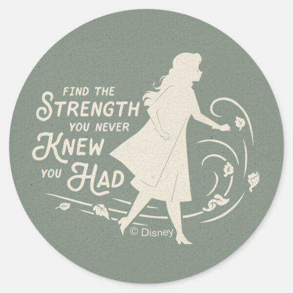 Frozen_2__Anna___Find_The_Strength_Classic_Round_Sticker_1 Frozen 2 Anna Find The Strength Classic Round Sticker