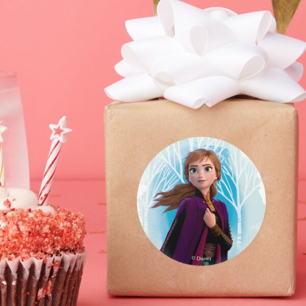 Frozen_2__Anna___Find_Your_Strength_Classic_Round_Sticker_6 Frozen 2 Anna Find Your Strength Classic Round Sticker