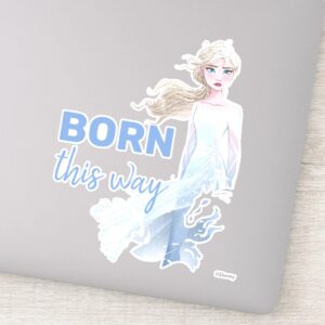 Frozen 2 Elsa Watercolor Illustration Sticker