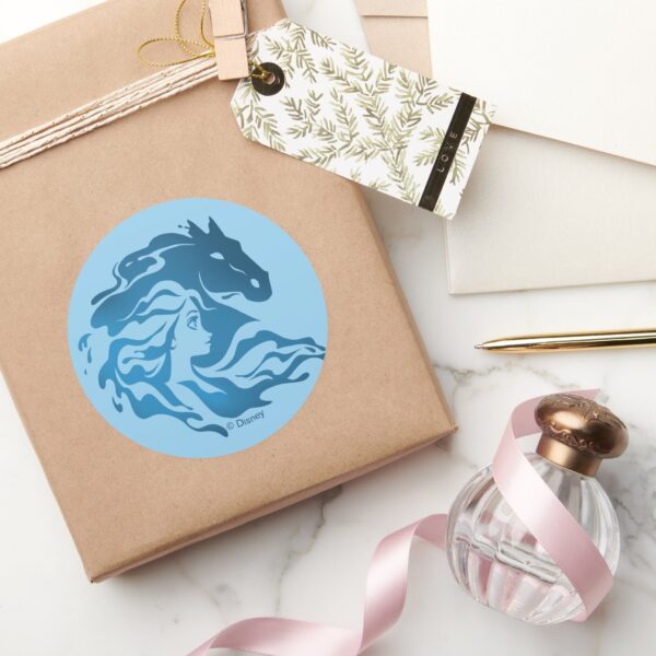 Frozen_2__Elsa_&_The_Nokk_Watercolor_Silhouette_Classic_Round_Sticker_5 Frozen 2 Elsa The Nokk Watercolor Silhouette Classic Round Sticker