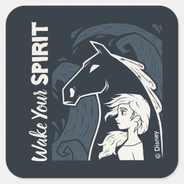 Frozen_2__Elsa_&_The_Nokk_Woodcut_Graphic_Square_Sticker_1 Frozen 2 Elsa The Nokk Woodcut Graphic Square Sticker