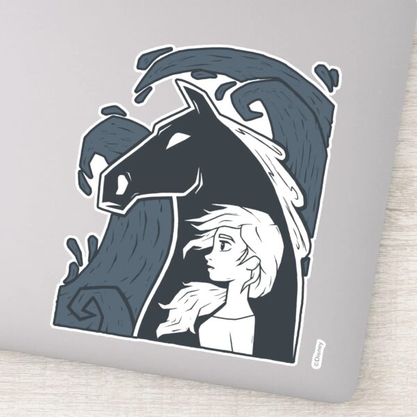Frozen_2__Elsa_&_The_Nokk_Woodcut_Graphic_Sticker_1 Frozen 2 Elsa The Nokk Woodcut Graphic Sticker