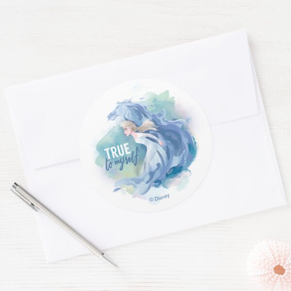 Frozen_2__Elsa_&_The_Nokk___True_To_Myself_Classic_Round_Sticker_3 Frozen 2 Elsa The Nokk True To Myself Classic Round Sticker