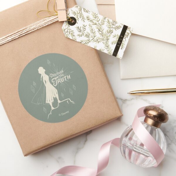 Frozen_2__Elsa___Discover_The_Truth_Classic_Round_Sticker_5 Frozen 2 Elsa Discover The Truth Classic Round Sticker