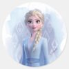 Frozen_2__Elsa___Face_Your_Fear_Classic_Round_Sticker_1 Frozen 2 Elsa Face Your Fear Classic Round Sticker