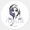 Frozen_2__Elsa___Fearless_Classic_Round_Sticker_1 Frozen 2 Elsa Fearless Classic Round Sticker