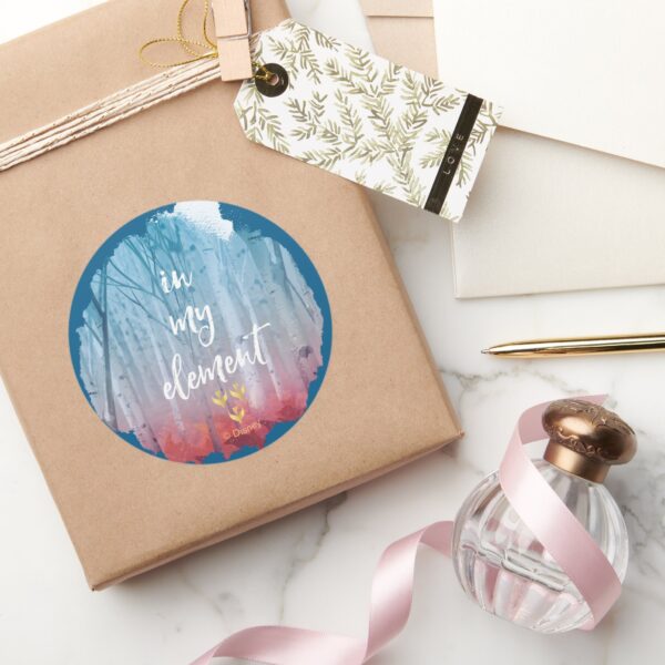 Frozen 2 In My Element Classic Round Sticker