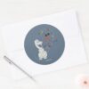 Frozen 2 Olaf And The Wind Classic Round Sticker