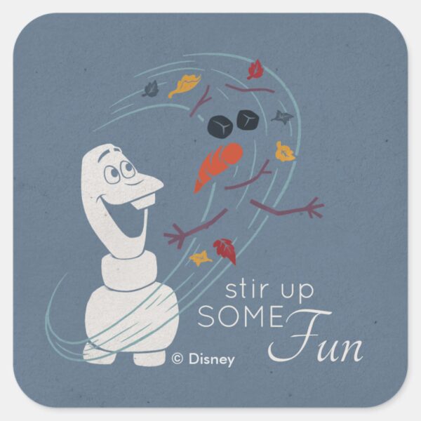 Frozen_2__Olaf_And_The_Wind_Square_Sticker_1 Frozen 2 Olaf And The Wind Square Sticker